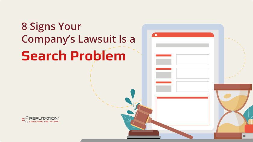 8 Signs Your Company’s Lawsuit Is a Search Problem